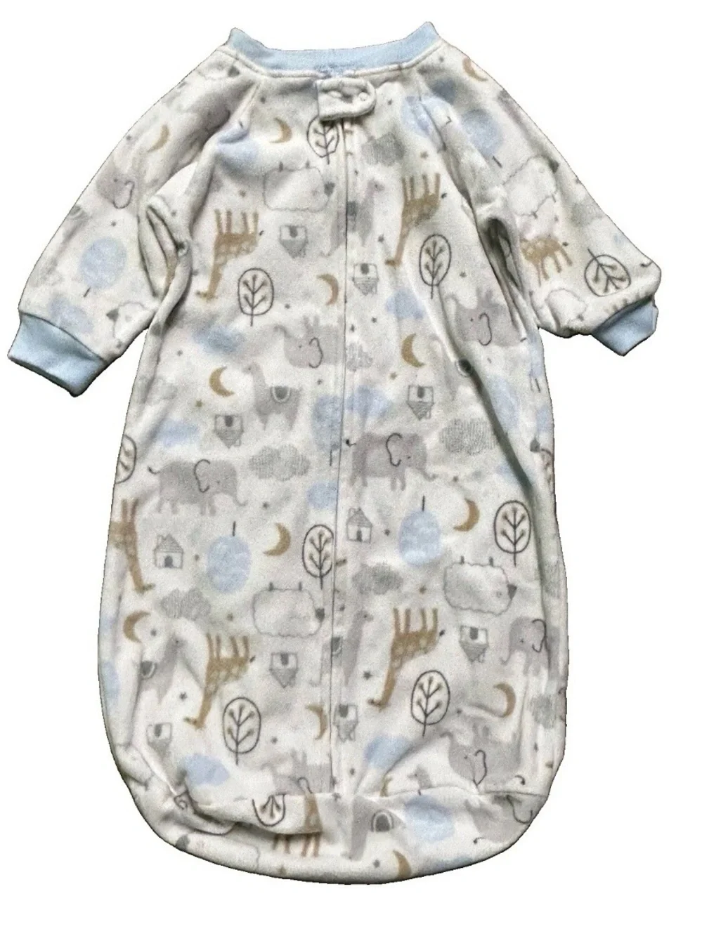 Baby Girl Fleece Sleep Sacks Animals Size 0-9 Months